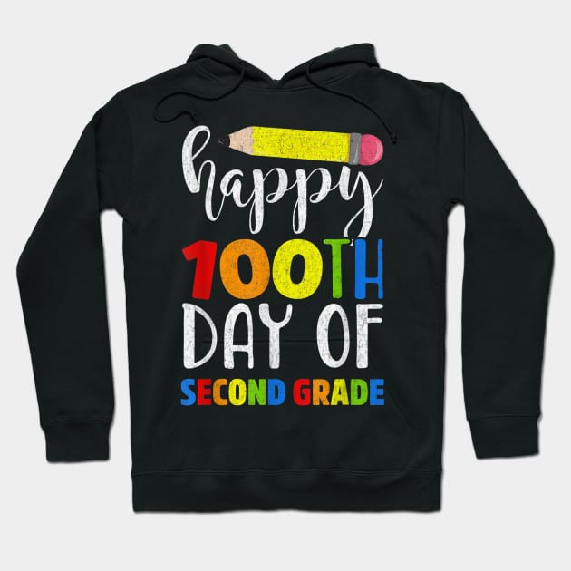 Happy th Day of Second Grade for Teacher or Chid Hoodie by GWCVFG